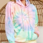 Hoodie Custom Fancy Casual Cute Workout Fluffy Oversized Sweatshirts Plus Size Pullover Tie Dye Custom Hoodie