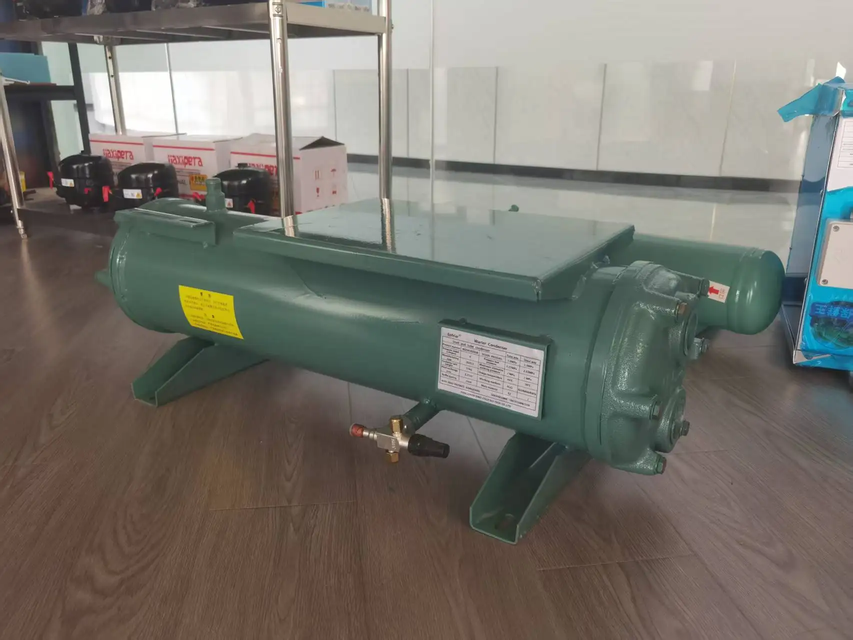 Water Cooled Condenser, 5HP, R22, H2O - detail 14