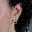 Earrings Recommend Wholesale Luxurious Big Hoop Earrings Popular Round Zircon Diamond Stud Earrings