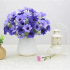 Chrysanthemum 21 Heads Idyllic Chrysanthemum Hight Quality Home Store Decor Artificial Flowers