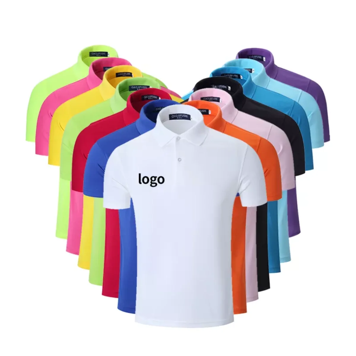 New Mens Polo Shirt 100% Cotton Short Sleeve Pique Premium Work Casual Plain Top 