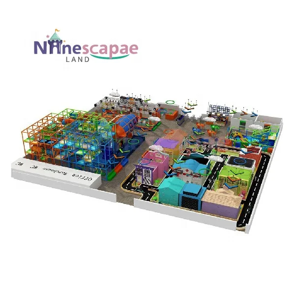 2024 New Design Indoor Kids Soft Play Equipment Indoor Playground Area With High Quality