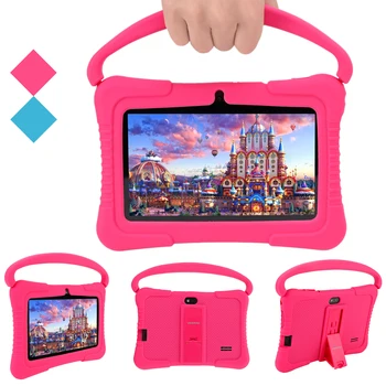 Cheap Kids 7 inch Android Tablet for Toddler Parent Control Children Tablet pc with Learning Educational APP WiFi Kid-Proof Case