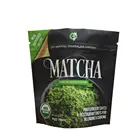 Stand Up Packaging Bags Custom Printing ZipLock Bags Aluminum Foil Stand Up Pouch Matcha Green Tea Powder Packing Bags