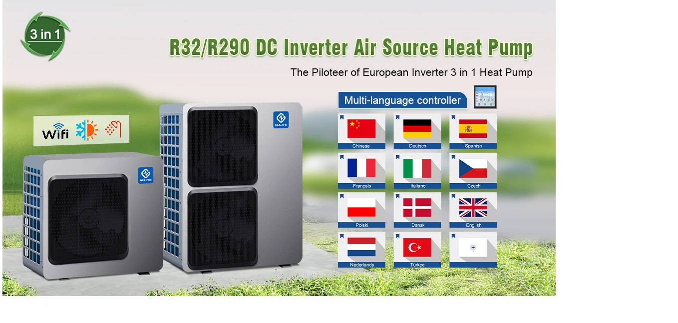 Monobloc Heat Pump, Inverter, NL-FLM80-300II/R32 - detail 2