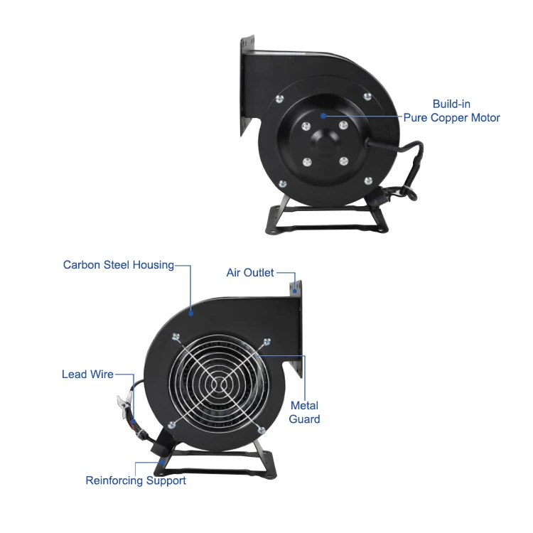 Centrifugal Fan, Copper, 150FLJ7, 330W, Radial - detail 8