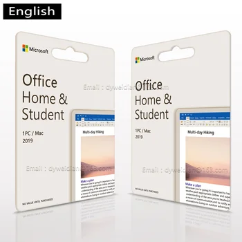 Office 2019 Home and Student Key Card For Windows Retail Bind Microsof Account 100% global online activation digital License Pro