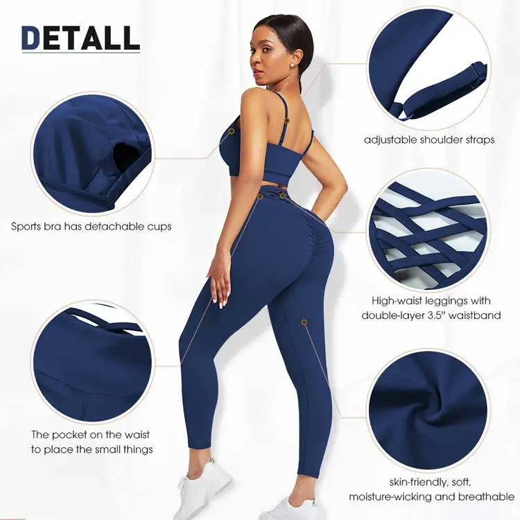 2021 custom logo 3 pieces wholesale women high waist seam yoga sets bra and leggings suit wear sportswear gym fitness yoga sets