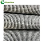 Cotton Organic Cotton Fabric Wicking Heavy Weight Knitted Waffle Plain Organic Cotton Fabric For Garment