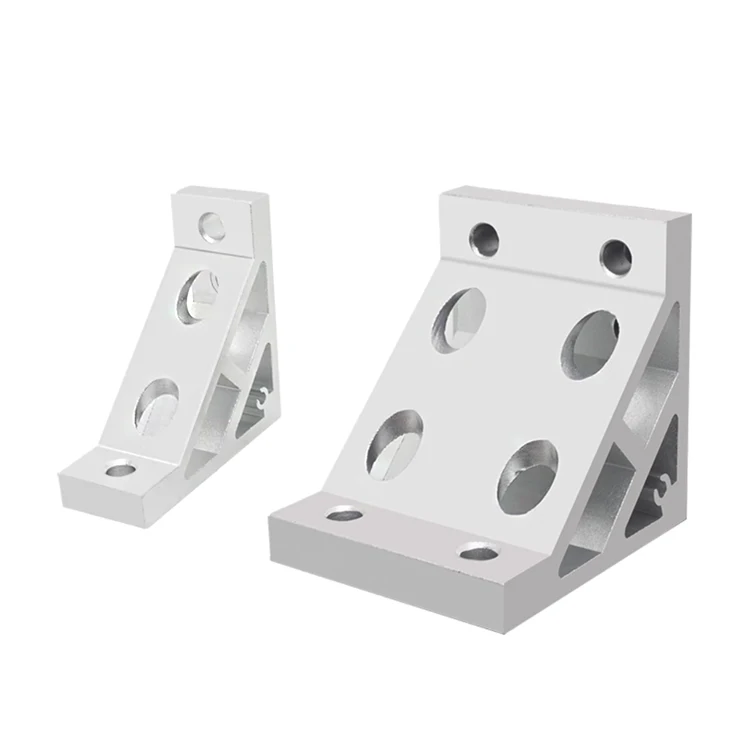 Aluminum Profile Heavy-duty Reinforced Corner Code 4040/4080 Aluminum Profile Extruded Right Angle Connection Fastener details