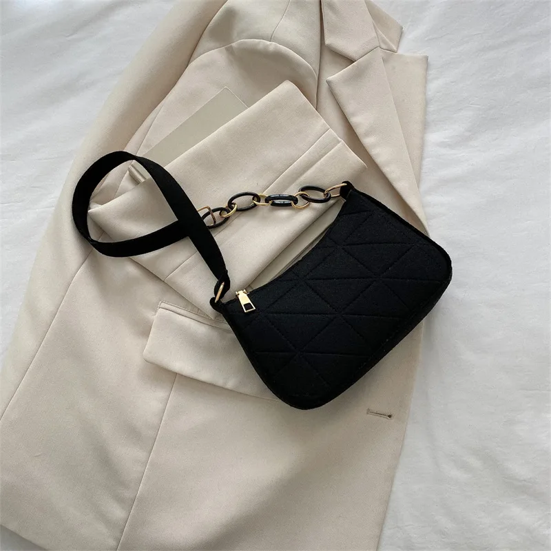 Amiqi KD310-01 Custom Felt Handbags For Ladies fashion bag woman hand bags cheap price small handbag woman