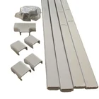 Pvc Trunking PVC Cable Trunking Duct Wall Floor Raceway Channel With Cover