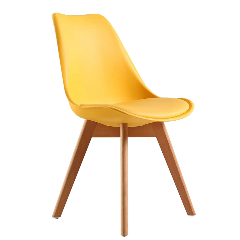 yellow scandinavian chair