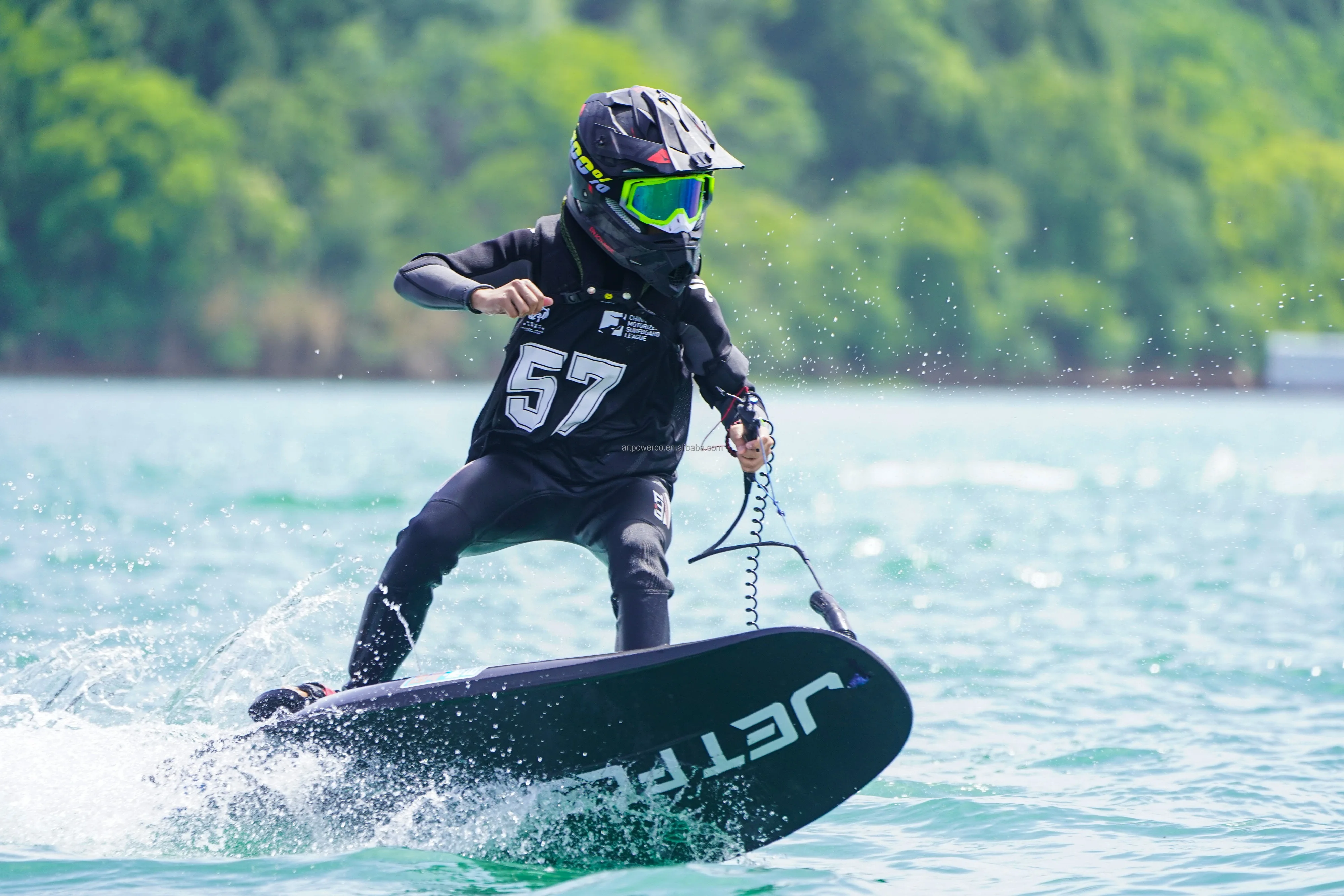 JetFly 09GT Athletic Grade Carbon Fiber Engine Petrol Powered Water Jet Surf Electric Starting Surfboards Fin Ocean Waters supplier