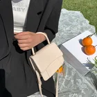 Crocodile New Fashionable Crossbody Small Square Crocodile Pattern Single Shoulder Bag For Women