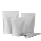 Pouch Custom Logo Stock High Barrier Black Paper Stand Up Pouch Kraft Stand Up Pouch