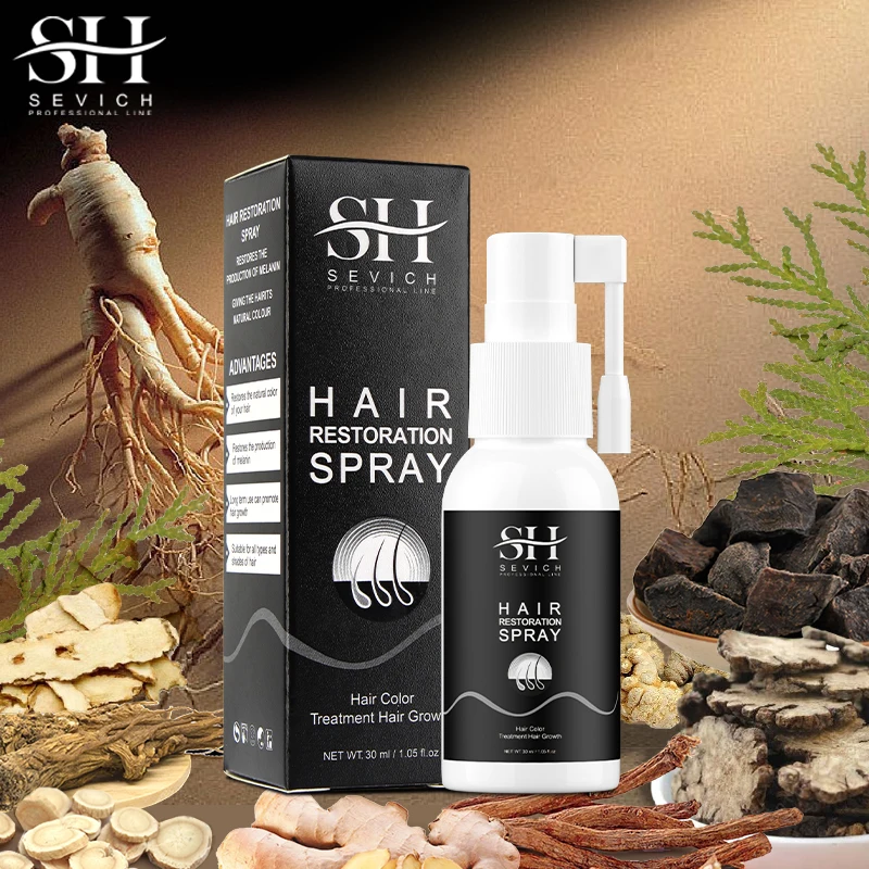 Herbal Restore White Hair To Natural Color Spray Hair Care Cure Treatment  Tonic Growth Spray - Buy Restore White Beard Hair Color,Hair Care,Cure  Treatment Tonic Growth Spray Product on 