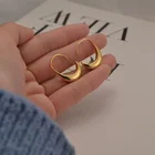 Hoop Gold Color Thick Hoop Earrings Lightweight Chunky Gold Hoop Earring Silver Hoop Earrings For Women