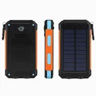 Bank Solar Power Bank 20000mah Portable Charger Solar Panel Dual USB Solar Power Bank With LED Flashlight