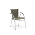 Chair Classical Style Famous Outdoor Design Chair In Aluminum Frame With Rattan Wood Wicker Chair