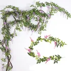 Greenery Length Wall Hanging Plant Decoration Artificial Ivy Leaves Greenery Garland Ivy Vine For Wedding Garland