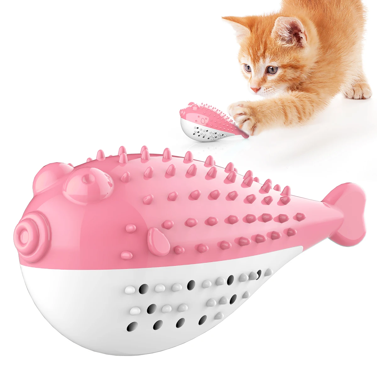 fish shaped cat toy