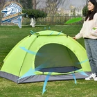 Camping Tent 210D Oxford Outdoor Waterproof Quickly Automatic Pop Up Hiking Travel Beach Camping Single Person Tent