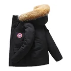 Hoodie Jacket Jackets OEM Custom Casual Thick Hoodie Duck Down Jacket Long Women Down Puffer Jackets