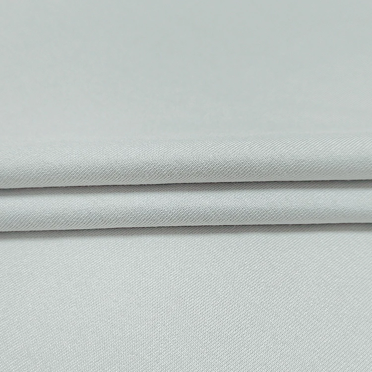 High Qulatiy Knitted Solid Fabric Polyester Cotton Spandex Material 60S Pima Jersey Fabric factory