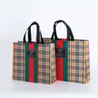 Polyester Bag Quality Shopping Bags High Quality Non-woven Fabric Foldable Polyester Recycling Shopping Laminated Bag