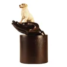 Urn Funeral Funeral Urn Wholesale New Online Handmade Resin Dog Urn Custom Pet Ash Urn Funeral Supplies