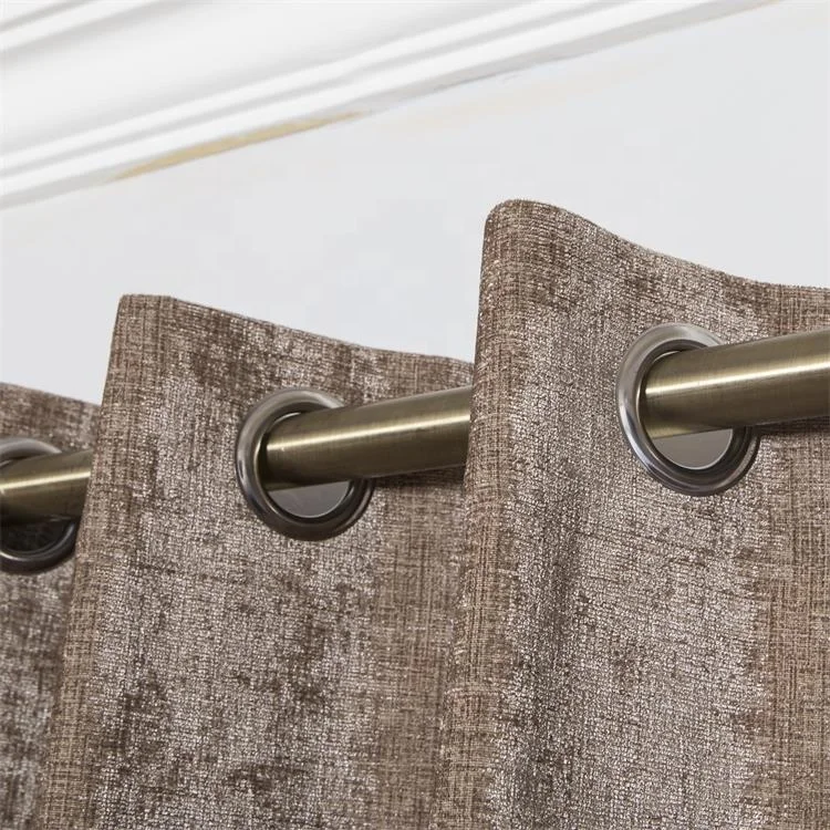Europe and America's top luxury textured curtains for bedroom with high quality