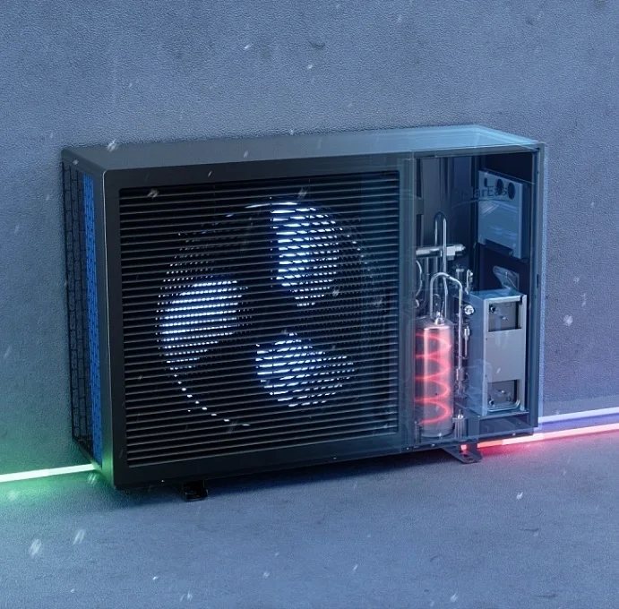 Air Source Heat Pump, R290, R32, 8kw, 10kw - detail 16