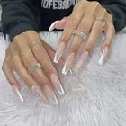 False New Design False Nails Long Press On Nails Private Label Coffin Nail Tips