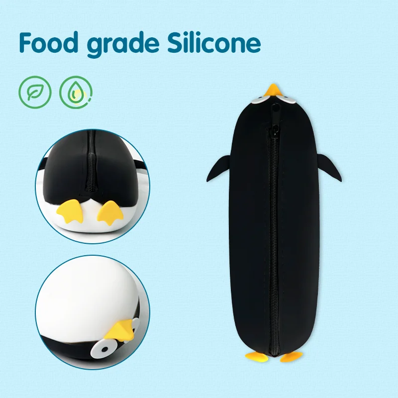 Portable Multipurpose Tool Silicone Eco-Friendly Water Resistant Large Zipper Electronics Organizer Storage Bag details