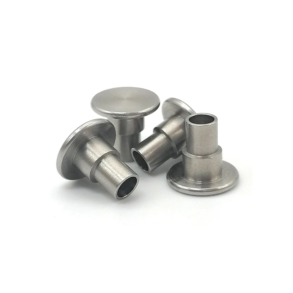 semi-tubular rivets