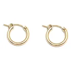 Gold Hoop Earrings Goldhoopearringsgold Beadsnice 14K Gold Filled Hoop Earrings Charms 5 Pairs