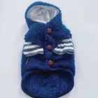Dog Factory Wholesale Dog Cat Clothes Fall Winter Hoodie Clothes 4 Colour Fleece Pet Clothes