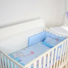 Blue Set Bedding Cartoon Animal Blue Elephant Discount Baby Set Wholesale Boy 100% Cotton Baby Bedding Set Crib