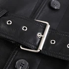 Jacket Leather Hot Selling Recycle Polyester Warm Black Lady Short Jacket Winter Leather Jacket For Women