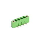 5.08mm Pin Space 2-12 Contact Insulated 90 Degree Pin Pcb Vertical Plug In Socket With Side Flanges
