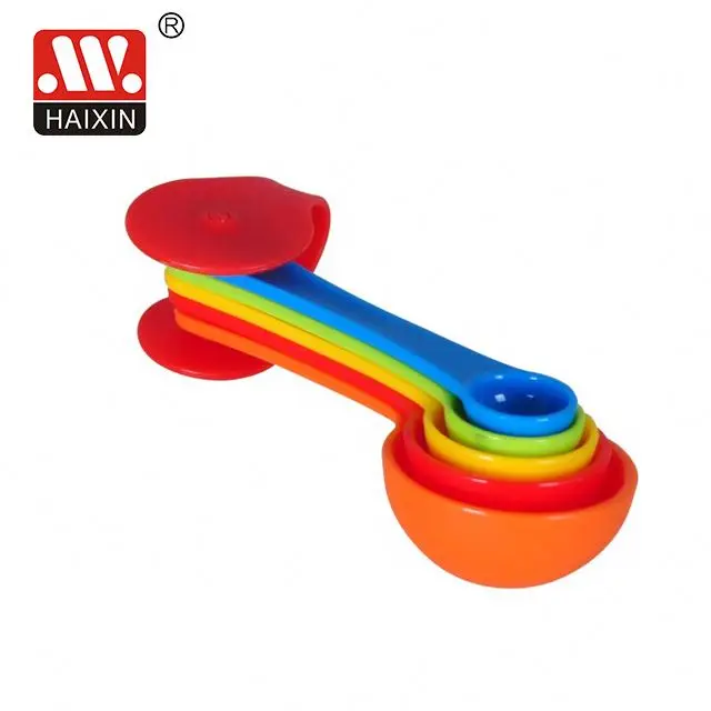 Production of household portable plastic measuring spoon cup sets