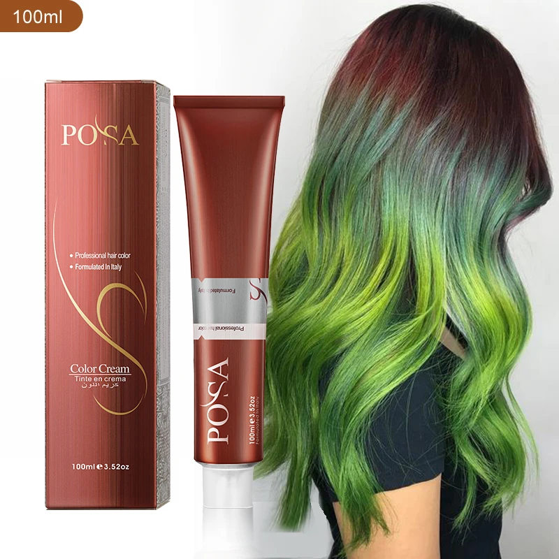 Wholesale Hot Sale Posa High Quality For Salon Use Shiny And Fashion Long  Lasting Formulated In Italy Color Dye - Buy 100% Cover Grey Hair Salon Color  Cream,Best Hair Dye From Italy