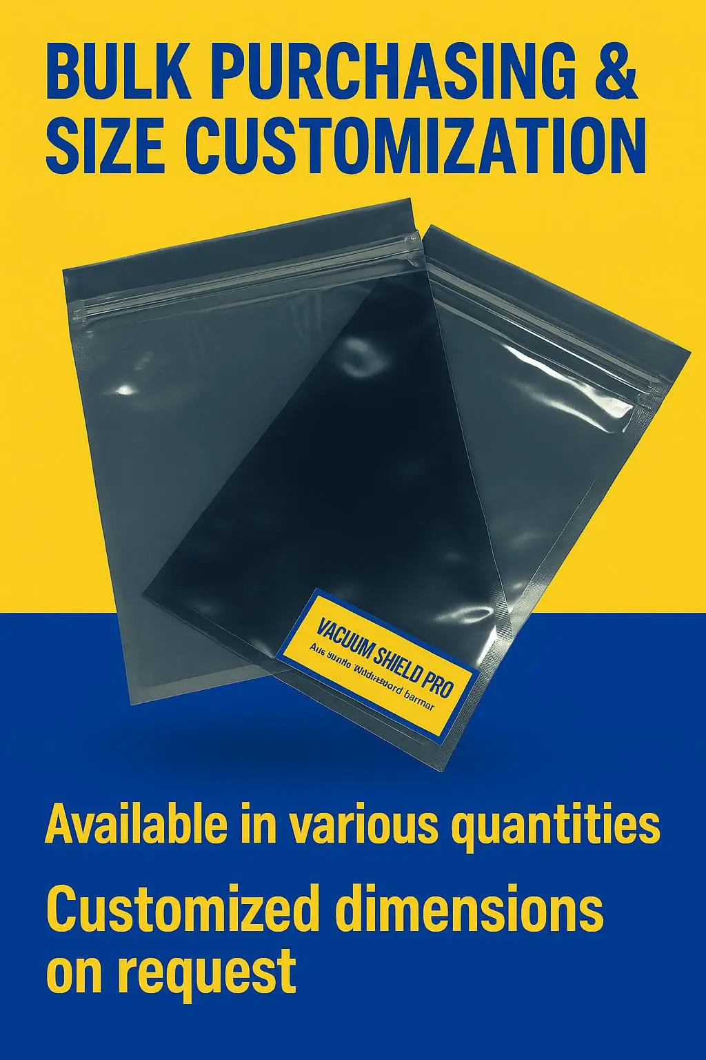 Custom Printed Antistatic ESD Shielding Bag with Ziplock for Moisture Barrier Packaging of Sensitive Electronics - detail 10