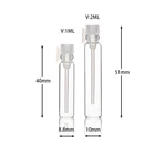 Vials Glass Perfume Sample Vials Test Tube Bottles Essential Oil Bottle With Plastic Stick
