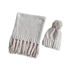 Hats Scarf Women Hat And Scarf Winter Fashion Warm Knitted Women Hats And Scarf Set