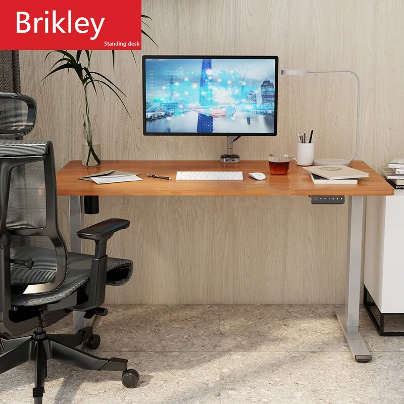 Brikley Height Adjustable Standing Desk Office Desk Kids Study Table Computer Desk for Home factory