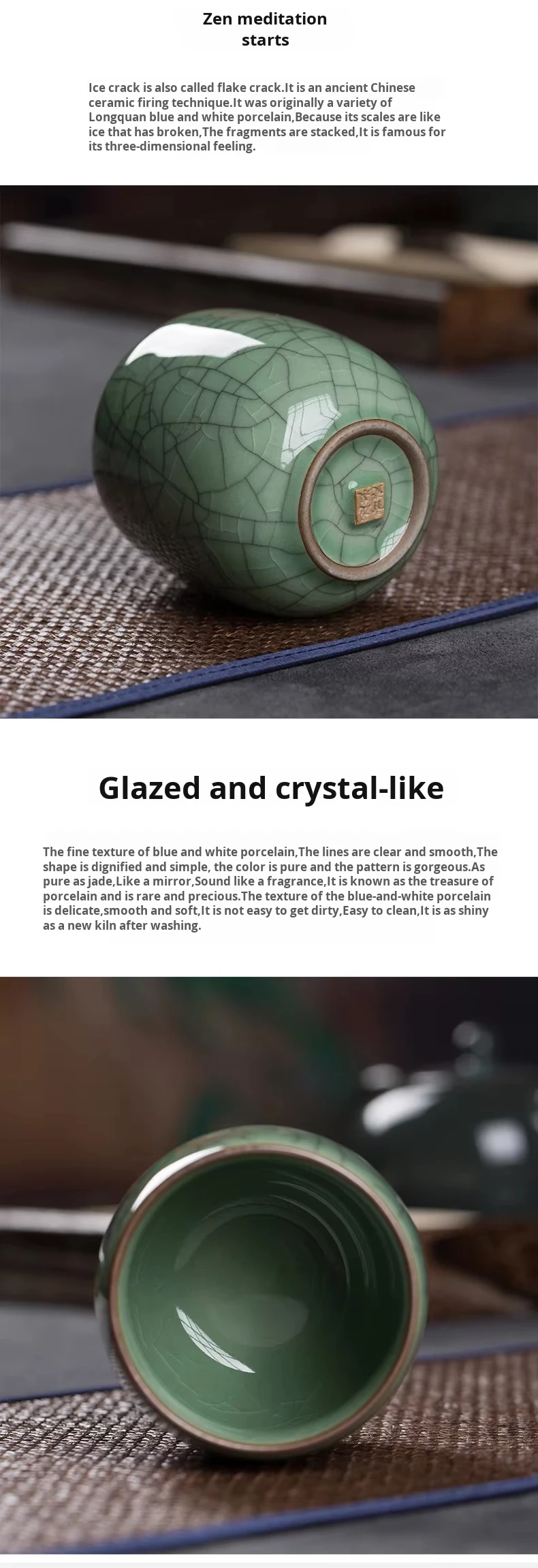 product wholesale wholesale celadon large tea cup longquan master tea bowl classic customized water ceramic tea cup for gift-7