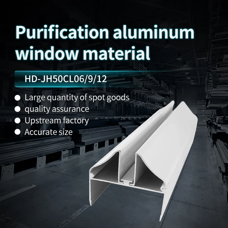 50 Single Glass sealed Window Material, Color Steel Sandwich Panel, Dust-free Room Special Fixed Window Material, Aluminum Alloy details