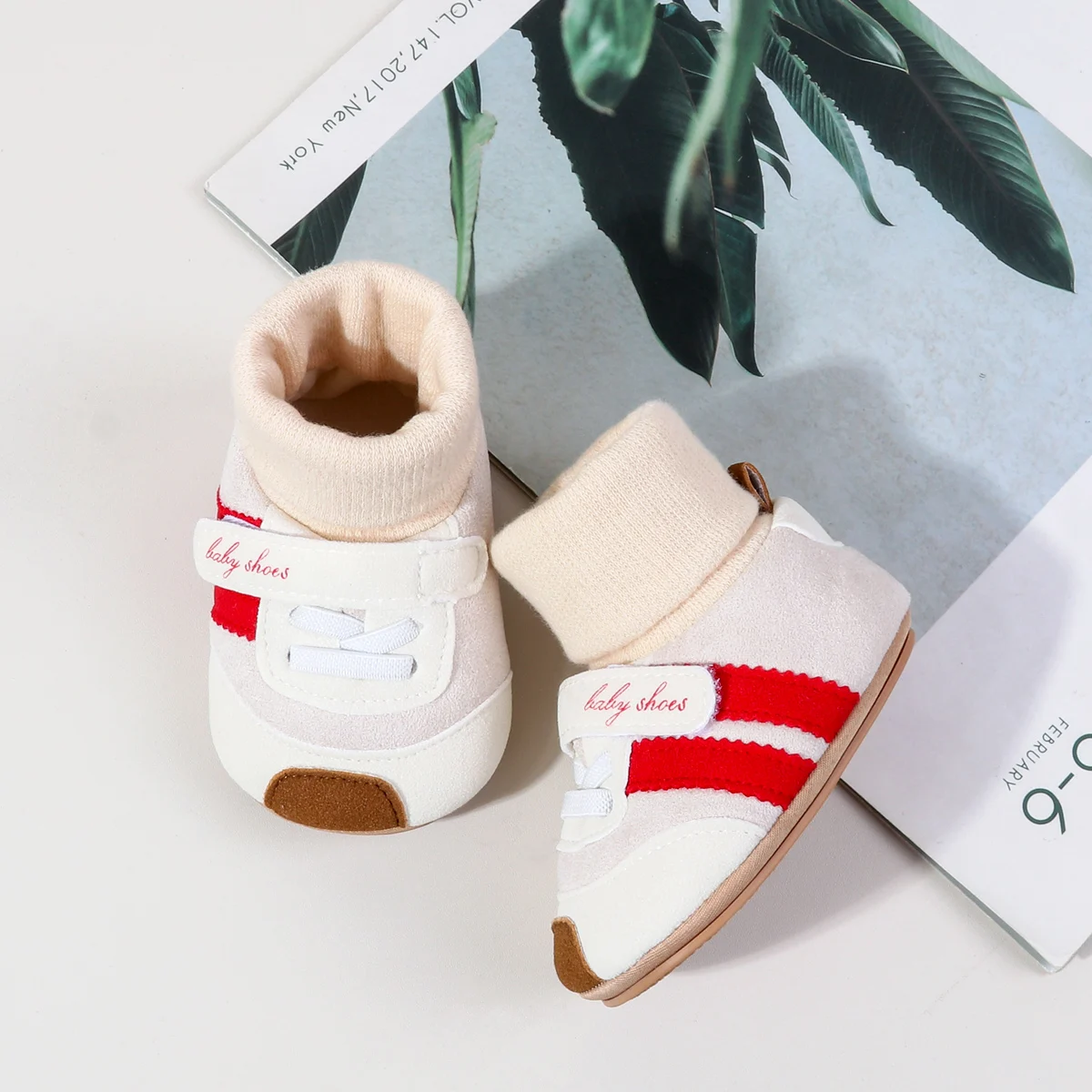 Wholesale Anti-slip Slip-on Winter Socks Baby Boys Girls Shoes supplier